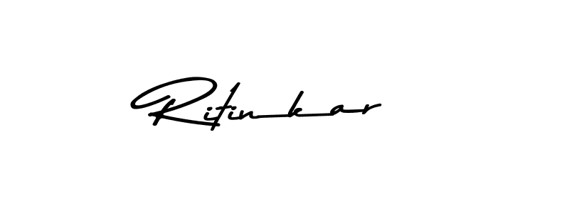 Create a beautiful signature design for name Ritinkar. With this signature (Asem Kandis PERSONAL USE) fonts, you can make a handwritten signature for free. Ritinkar signature style 9 images and pictures png