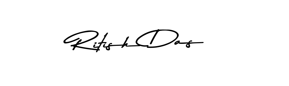 Make a beautiful signature design for name Ritish Das. With this signature (Asem Kandis PERSONAL USE) style, you can create a handwritten signature for free. Ritish Das signature style 9 images and pictures png