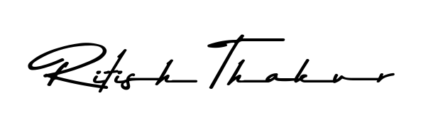The Asem Kandis PERSONAL USE signature style provides a bold statement for name Ritish Thakur. Designed for business owners, executives, and leaders. Ritish Thakur signature style 9 images and pictures png