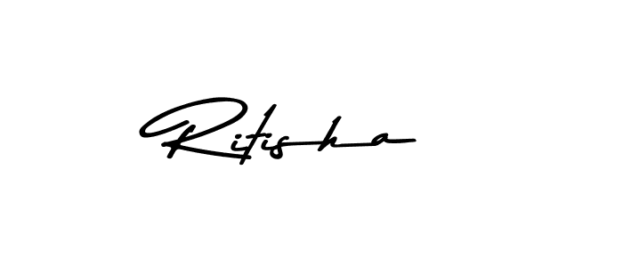 You should practise on your own different ways (Asem Kandis PERSONAL USE) to write your name (Ritisha) in signature. don't let someone else do it for you. Ritisha signature style 9 images and pictures png