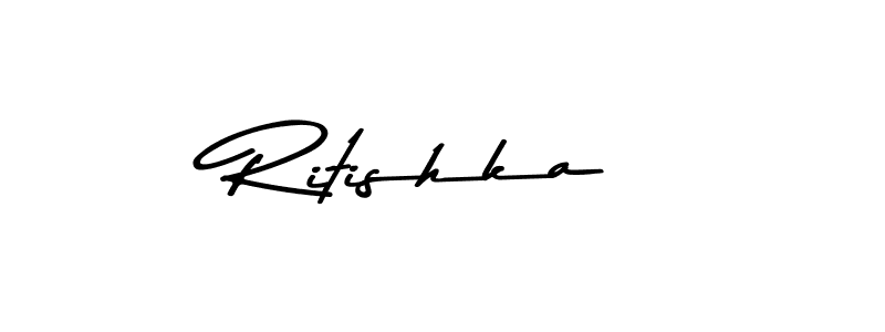 Make a beautiful signature design for name Ritishka. Use this online signature maker to create a handwritten signature for free. Ritishka signature style 9 images and pictures png