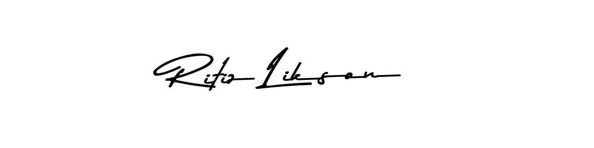 Here are the top 10 professional signature styles for the name Ritiz Likson. These are the best autograph styles you can use for your name. Ritiz Likson signature style 9 images and pictures png