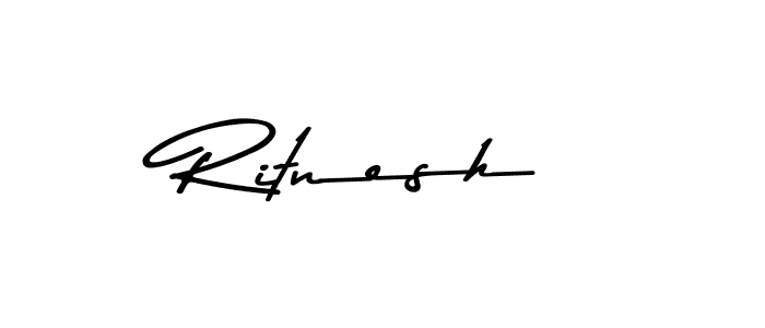Make a beautiful signature design for name Ritnesh. Use this online signature maker to create a handwritten signature for free. Ritnesh signature style 9 images and pictures png