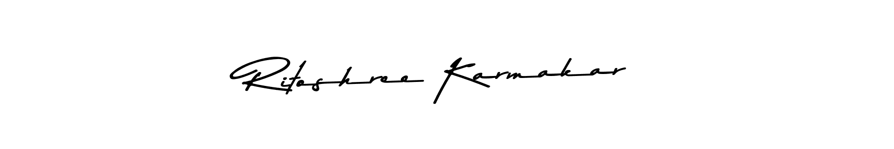 Make a short Ritoshree Karmakar signature style. Manage your documents anywhere anytime using Asem Kandis PERSONAL USE. Create and add eSignatures, submit forms, share and send files easily. Ritoshree Karmakar signature style 9 images and pictures png