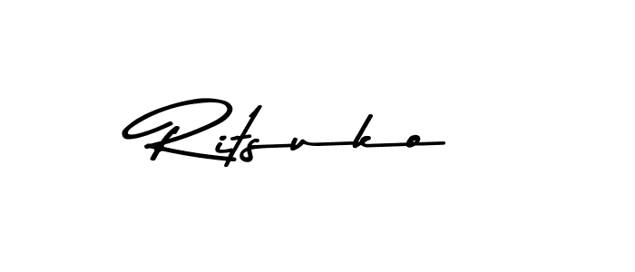 Use a signature maker to create a handwritten signature online. With this signature software, you can design (Asem Kandis PERSONAL USE) your own signature for name Ritsuko. Ritsuko signature style 9 images and pictures png