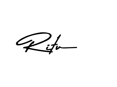 Ritu stylish signature style. Best Handwritten Sign (Asem Kandis PERSONAL USE) for my name. Handwritten Signature Collection Ideas for my name Ritu. Ritu signature style 9 images and pictures png