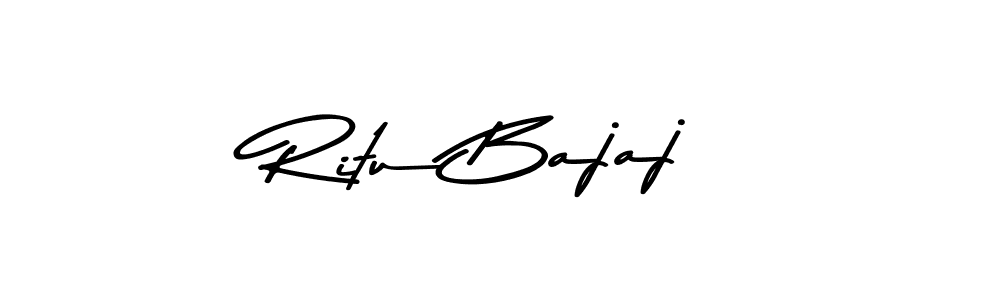 Use a signature maker to create a handwritten signature online. With this signature software, you can design (Asem Kandis PERSONAL USE) your own signature for name Ritu Bajaj. Ritu Bajaj signature style 9 images and pictures png