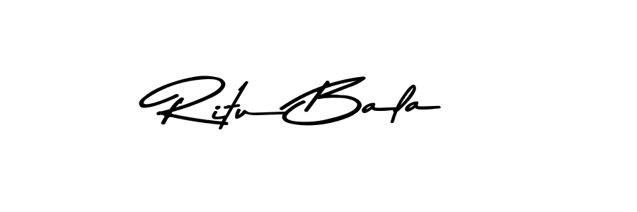 Use a signature maker to create a handwritten signature online. With this signature software, you can design (Asem Kandis PERSONAL USE) your own signature for name Ritu Bala. Ritu Bala signature style 9 images and pictures png