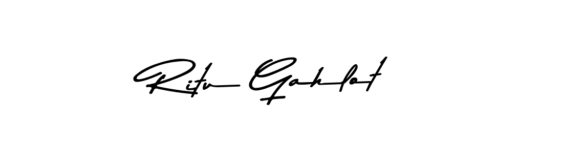 Also You can easily find your signature by using the search form. We will create Ritu Gahlot name handwritten signature images for you free of cost using Asem Kandis PERSONAL USE sign style. Ritu Gahlot signature style 9 images and pictures png