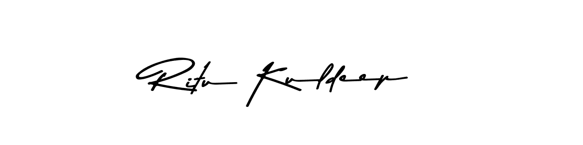 Use a signature maker to create a handwritten signature online. With this signature software, you can design (Asem Kandis PERSONAL USE) your own signature for name Ritu Kuldeep. Ritu Kuldeep signature style 9 images and pictures png