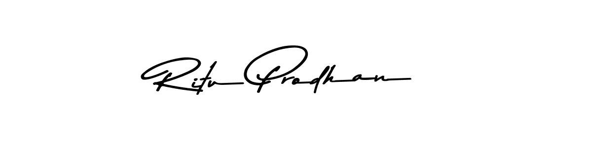 Design your own signature with our free online signature maker. With this signature software, you can create a handwritten (Asem Kandis PERSONAL USE) signature for name Ritu Prodhan. Ritu Prodhan signature style 9 images and pictures png