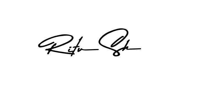 The best way (Asem Kandis PERSONAL USE) to make a short signature is to pick only two or three words in your name. The name Ritu Sh include a total of six letters. For converting this name. Ritu Sh signature style 9 images and pictures png