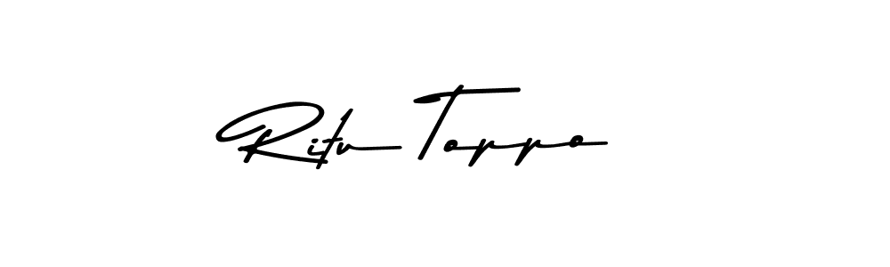 You can use this online signature creator to create a handwritten signature for the name Ritu Toppo. This is the best online autograph maker. Ritu Toppo signature style 9 images and pictures png