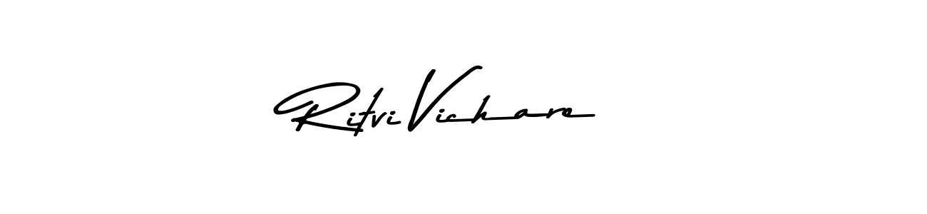 Make a beautiful signature design for name Ritvi Vichare. Use this online signature maker to create a handwritten signature for free. Ritvi Vichare signature style 9 images and pictures png