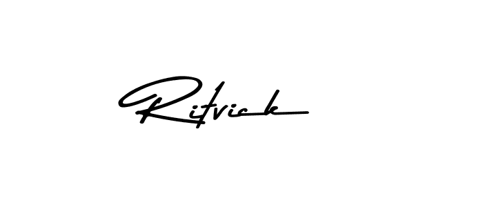 Here are the top 10 professional signature styles for the name Ritvick. These are the best autograph styles you can use for your name. Ritvick signature style 9 images and pictures png