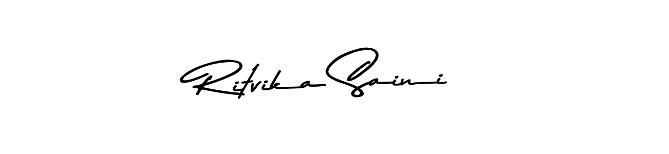 This is the best signature style for the Ritvika Saini name. Also you like these signature font (Asem Kandis PERSONAL USE). Mix name signature. Ritvika Saini signature style 9 images and pictures png