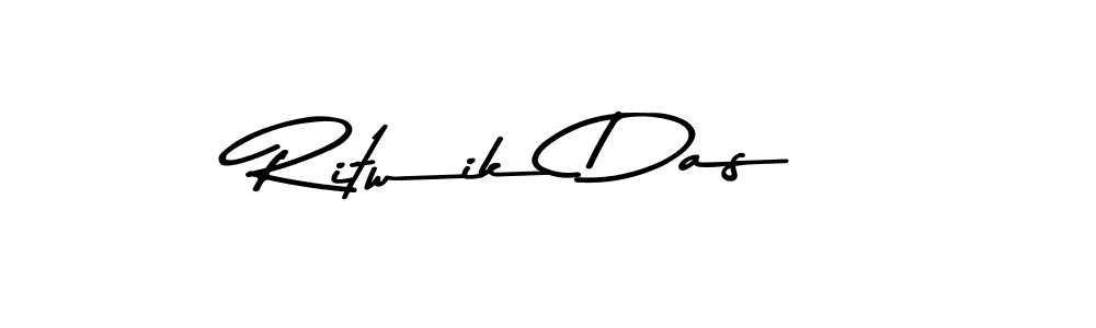 How to make Ritwik Das name signature. Use Asem Kandis PERSONAL USE style for creating short signs online. This is the latest handwritten sign. Ritwik Das signature style 9 images and pictures png