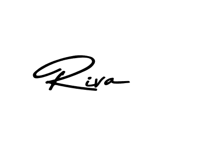 Riva stylish signature style. Best Handwritten Sign (Asem Kandis PERSONAL USE) for my name. Handwritten Signature Collection Ideas for my name Riva. Riva signature style 9 images and pictures png