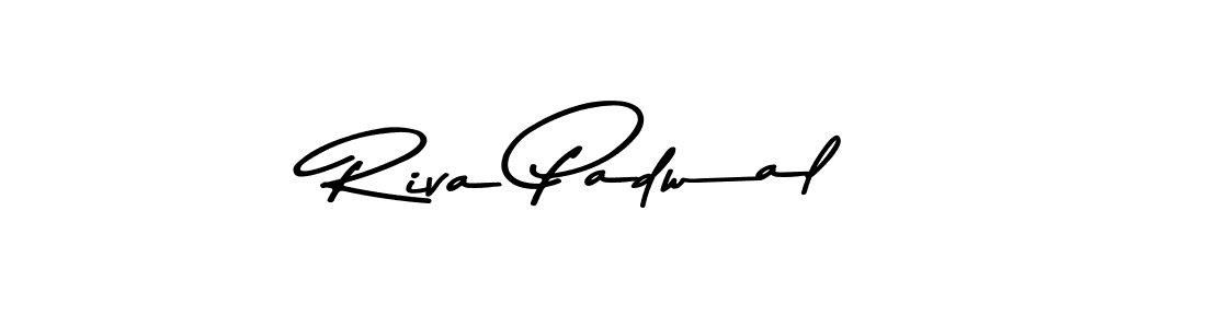 The best way (Asem Kandis PERSONAL USE) to make a short signature is to pick only two or three words in your name. The name Riva Padwal include a total of six letters. For converting this name. Riva Padwal signature style 9 images and pictures png