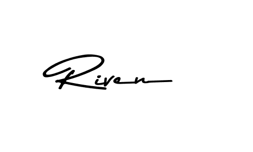 How to Draw Riven signature style? Asem Kandis PERSONAL USE is a latest design signature styles for name Riven. Riven signature style 9 images and pictures png