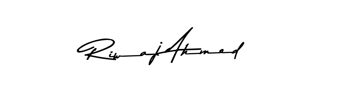 This is the best signature style for the Riwaj Ahmed name. Also you like these signature font (Asem Kandis PERSONAL USE). Mix name signature. Riwaj Ahmed signature style 9 images and pictures png