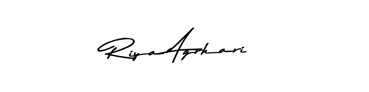 Use a signature maker to create a handwritten signature online. With this signature software, you can design (Asem Kandis PERSONAL USE) your own signature for name Riya Agrhari. Riya Agrhari signature style 9 images and pictures png