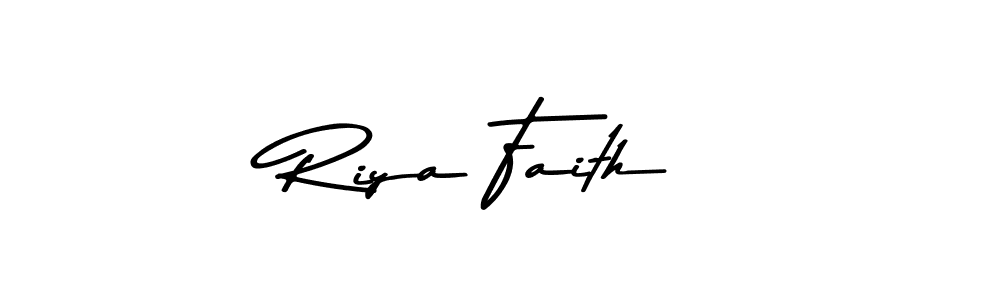 How to make Riya Faith signature? Asem Kandis PERSONAL USE is a professional autograph style. Create handwritten signature for Riya Faith name. Riya Faith signature style 9 images and pictures png