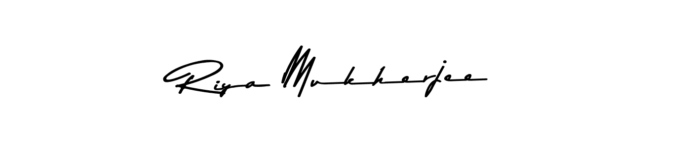 Make a beautiful signature design for name Riya Mukherjee. With this signature (Asem Kandis PERSONAL USE) style, you can create a handwritten signature for free. Riya Mukherjee signature style 9 images and pictures png