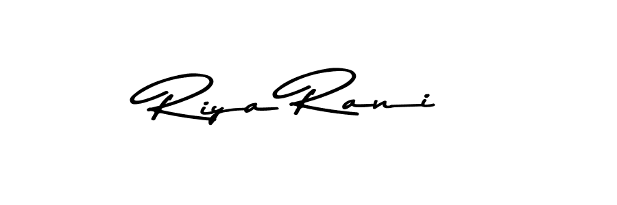 You should practise on your own different ways (Asem Kandis PERSONAL USE) to write your name (Riya Rani) in signature. don't let someone else do it for you. Riya Rani signature style 9 images and pictures png