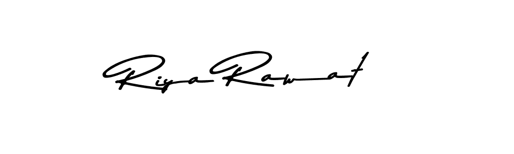 Design your own signature with our free online signature maker. With this signature software, you can create a handwritten (Asem Kandis PERSONAL USE) signature for name Riya Rawat. Riya Rawat signature style 9 images and pictures png