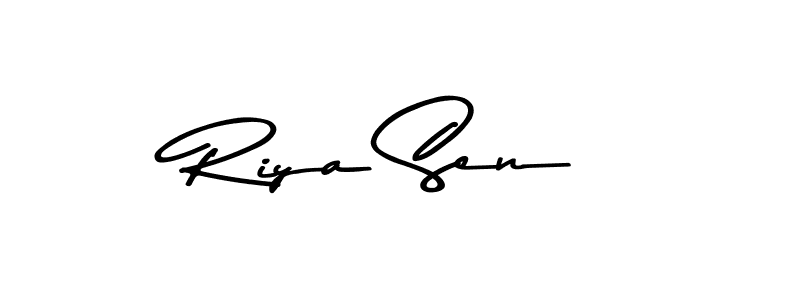 Make a beautiful signature design for name Riya Sen. With this signature (Asem Kandis PERSONAL USE) style, you can create a handwritten signature for free. Riya Sen signature style 9 images and pictures png