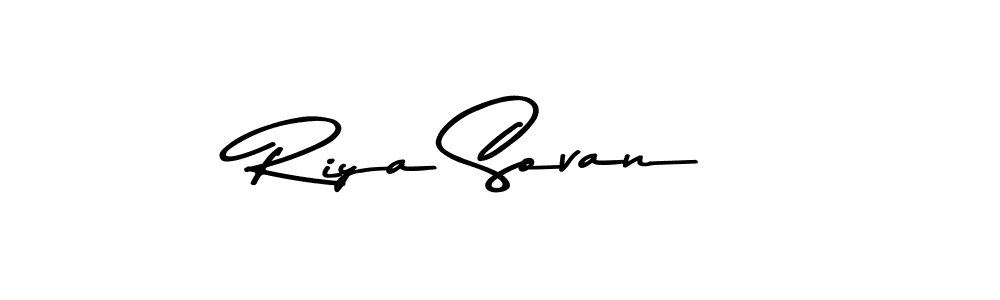 Use a signature maker to create a handwritten signature online. With this signature software, you can design (Asem Kandis PERSONAL USE) your own signature for name Riya Sovan. Riya Sovan signature style 9 images and pictures png