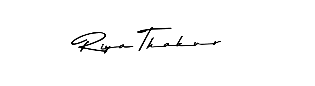 Riya Thakur stylish signature style. Best Handwritten Sign (Asem Kandis PERSONAL USE) for my name. Handwritten Signature Collection Ideas for my name Riya Thakur. Riya Thakur signature style 9 images and pictures png