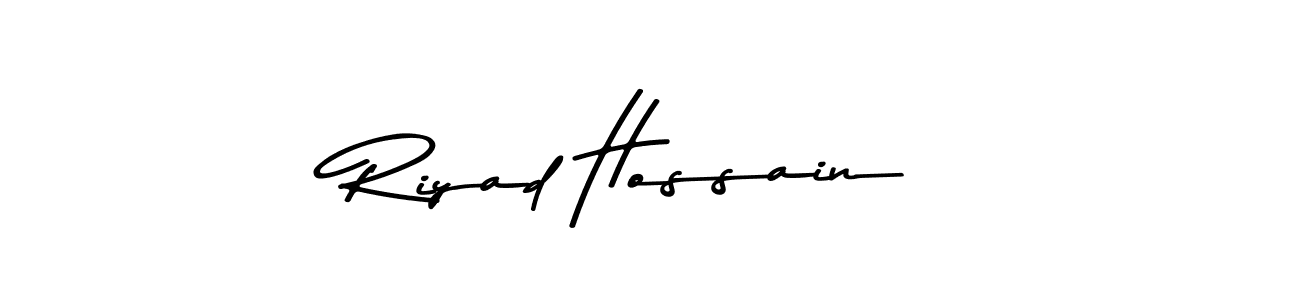 if you are searching for the best signature style for your name Riyad Hossain. so please give up your signature search. here we have designed multiple signature styles  using Asem Kandis PERSONAL USE. Riyad Hossain signature style 9 images and pictures png