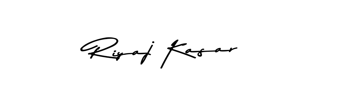 Create a beautiful signature design for name Riyaj Kasar. With this signature (Asem Kandis PERSONAL USE) fonts, you can make a handwritten signature for free. Riyaj Kasar signature style 9 images and pictures png