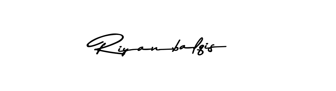 Similarly Asem Kandis PERSONAL USE is the best handwritten signature design. Signature creator online .You can use it as an online autograph creator for name Riyanbalqis. Riyanbalqis signature style 9 images and pictures png