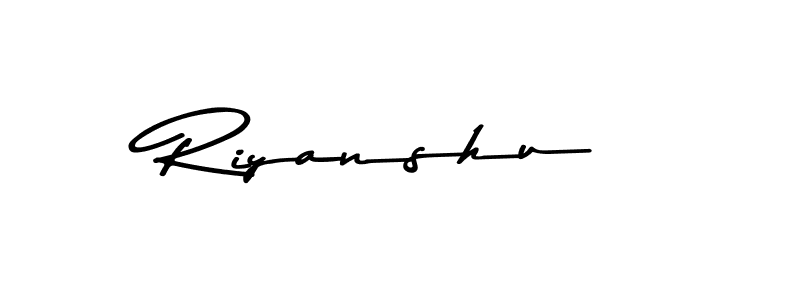 Design your own signature with our free online signature maker. With this signature software, you can create a handwritten (Asem Kandis PERSONAL USE) signature for name Riyanshu. Riyanshu signature style 9 images and pictures png