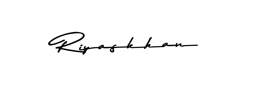 Design your own signature with our free online signature maker. With this signature software, you can create a handwritten (Asem Kandis PERSONAL USE) signature for name Riyaskhan. Riyaskhan signature style 9 images and pictures png