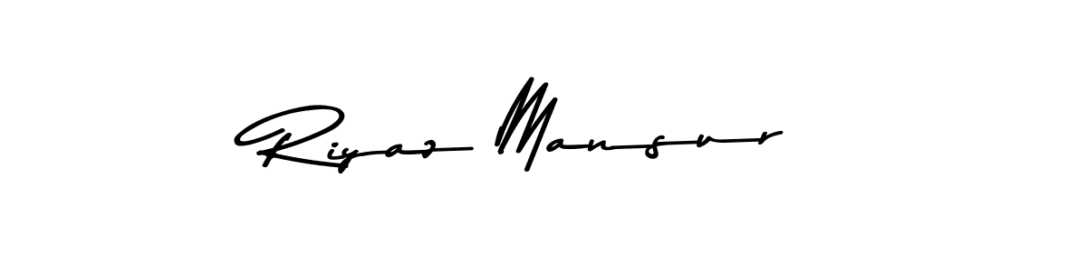 Make a beautiful signature design for name Riyaz Mansur. With this signature (Asem Kandis PERSONAL USE) style, you can create a handwritten signature for free. Riyaz Mansur signature style 9 images and pictures png