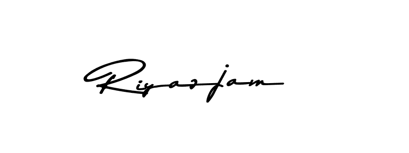 Similarly Asem Kandis PERSONAL USE is the best handwritten signature design. Signature creator online .You can use it as an online autograph creator for name Riyazjam. Riyazjam signature style 9 images and pictures png