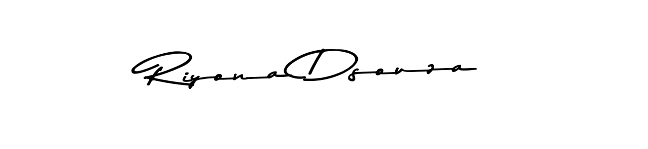 How to make Riyona Dsouza signature? Asem Kandis PERSONAL USE is a professional autograph style. Create handwritten signature for Riyona Dsouza name. Riyona Dsouza signature style 9 images and pictures png