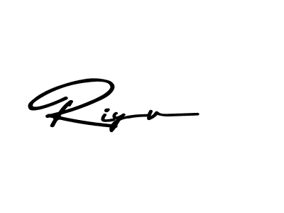 Make a beautiful signature design for name Riyu. Use this online signature maker to create a handwritten signature for free. Riyu signature style 9 images and pictures png