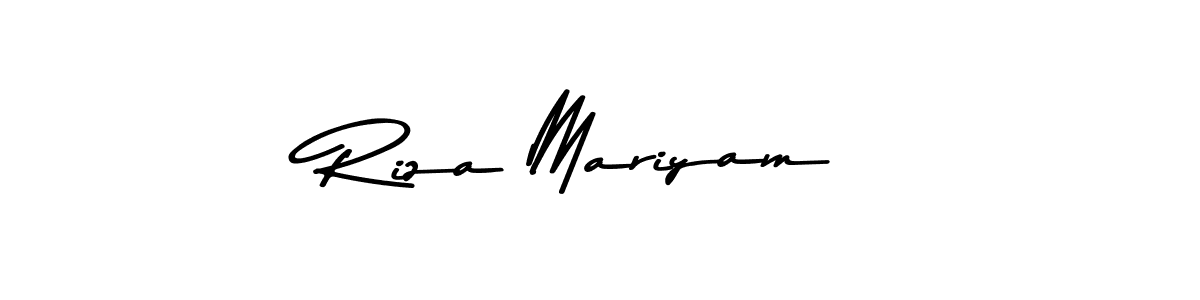 Also You can easily find your signature by using the search form. We will create Riza Mariyam name handwritten signature images for you free of cost using Asem Kandis PERSONAL USE sign style. Riza Mariyam signature style 9 images and pictures png