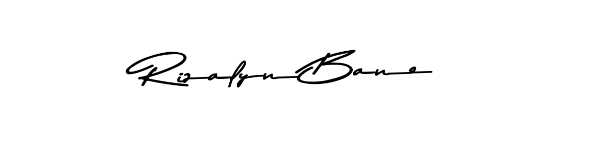 The best way (Asem Kandis PERSONAL USE) to make a short signature is to pick only two or three words in your name. The name Rizalyn Bane include a total of six letters. For converting this name. Rizalyn Bane signature style 9 images and pictures png