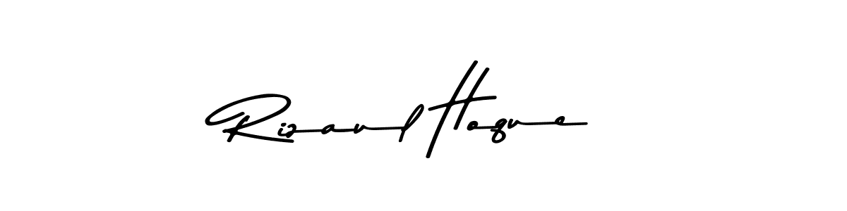Make a beautiful signature design for name Rizaul Hoque. With this signature (Asem Kandis PERSONAL USE) style, you can create a handwritten signature for free. Rizaul Hoque signature style 9 images and pictures png