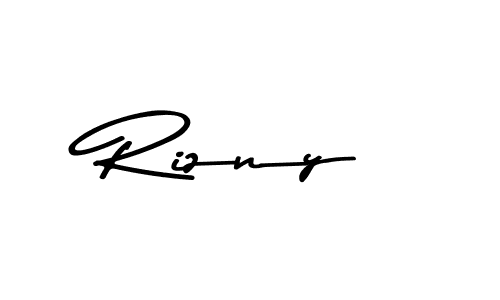 Also You can easily find your signature by using the search form. We will create Rizny name handwritten signature images for you free of cost using Asem Kandis PERSONAL USE sign style. Rizny signature style 9 images and pictures png