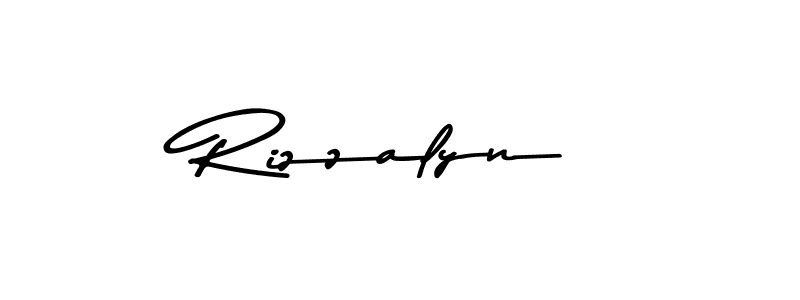 Make a beautiful signature design for name Rizzalyn. Use this online signature maker to create a handwritten signature for free. Rizzalyn signature style 9 images and pictures png