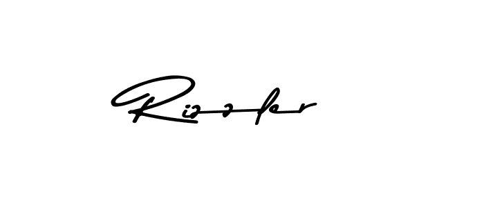 Create a beautiful signature design for name Rizzler. With this signature (Asem Kandis PERSONAL USE) fonts, you can make a handwritten signature for free. Rizzler signature style 9 images and pictures png