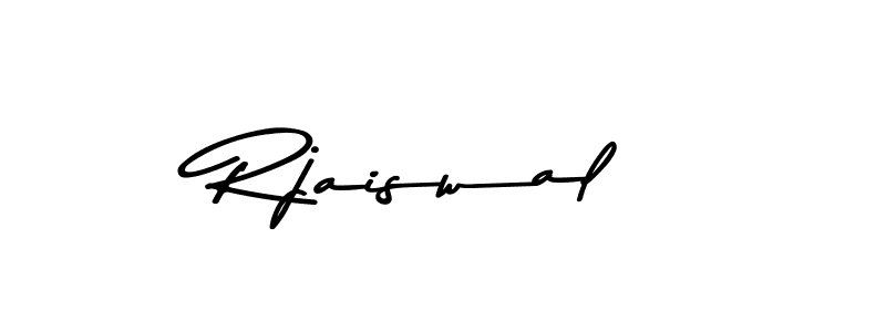 Use a signature maker to create a handwritten signature online. With this signature software, you can design (Asem Kandis PERSONAL USE) your own signature for name Rjaiswal. Rjaiswal signature style 9 images and pictures png