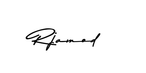 Rjamod stylish signature style. Best Handwritten Sign (Asem Kandis PERSONAL USE) for my name. Handwritten Signature Collection Ideas for my name Rjamod. Rjamod signature style 9 images and pictures png